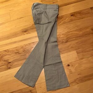 Banana Republic Sloan beige pinstriped straight leg pants